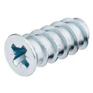 Euro screw, Häfele, Varianta, countersunk head, PZ, steel, fully threaded, for Ø5mm drill holes