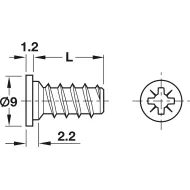 Eurovaržtas 5/13,5mm, galvute