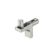 Shelf support with pin, for drill hole Ø5mm, nickel plated