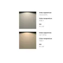 Šviestuvas LED ATOM 24V/3W matinis chromas, šilta balta šviesa