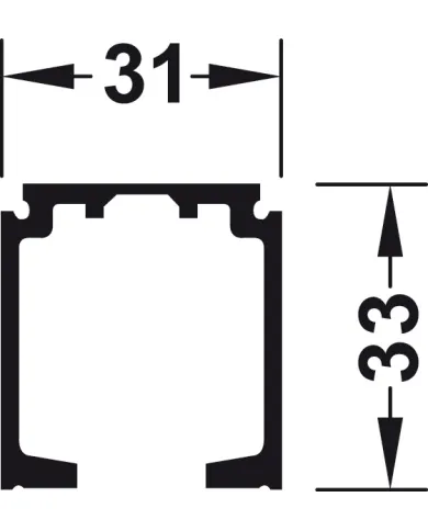 Single running track, Pre-drilled