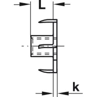 T-nut, With internal thread, steel