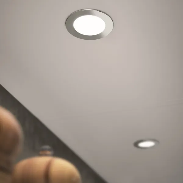 Spotlight LED ATOM 24V/3W matt chrome, warm white light