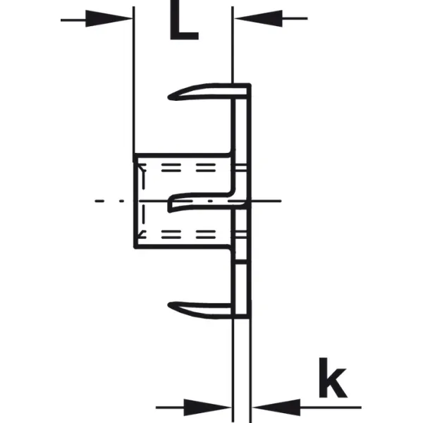 T-nut, With internal thread, steel
