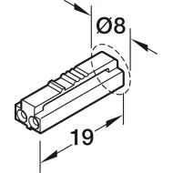 Laidas 24V 5mm, juostai prie konverterio L2000mm, Loox5
