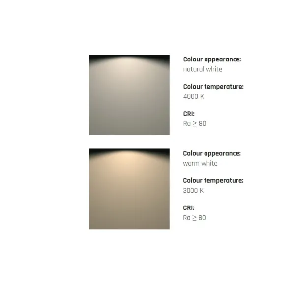 Spotlight LED ATOM 24V/3W stainless steel, natural white light