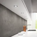 Šviestuvas LED ATOM 24V/3W nerūdijantis plienas, natūrali balta šviesa