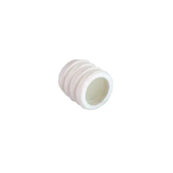 Snap Fitting "Bone" Female Part-White PA, Ø10x10mm
