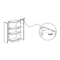 Įvorė BONE (Female) L10mm, plastikinė balta