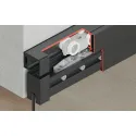 SDS Slido D-Line 120 L stiklinėms 1 durims su švelniu stabdymu 1 kryptimi