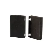 Snap Fitting "Bone" Male Part-White PA, Ø7mm L17mm