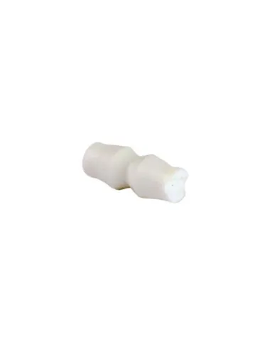 Snap Fitting "Bone" Male Part-White PA, Ø7mm L17mm