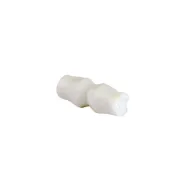 Snap Fitting "Bone" Male Part-White PA, Ø7mm L17mm