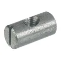 Cross dowel, Steel, with M6 thread, centric