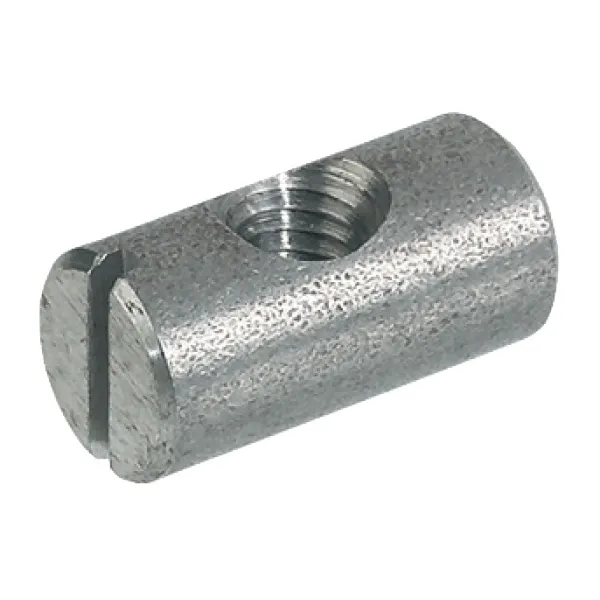 Cross dowel, Steel, with M6 thread, centric