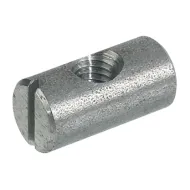 Cross dowel, Steel, with M6 thread, centric