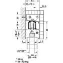 SDS Slido D-Line11 120P medinėms 1 durims