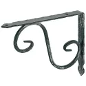 Bracket, Load bearing capacity 25‒35kg per pair, rigid, forged steel
