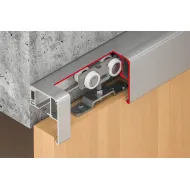 Sliding door fitting, Häfele Slido D-Line11 120P, set without running track