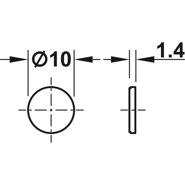 Magnetic disk, For glue fixing