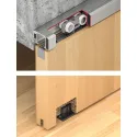 Sliding door fitting, Slido D-Line11 50I, set without running track
