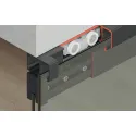 SDS D-Line11 50L stiklinėms 1 durims su švelniu stabdymu