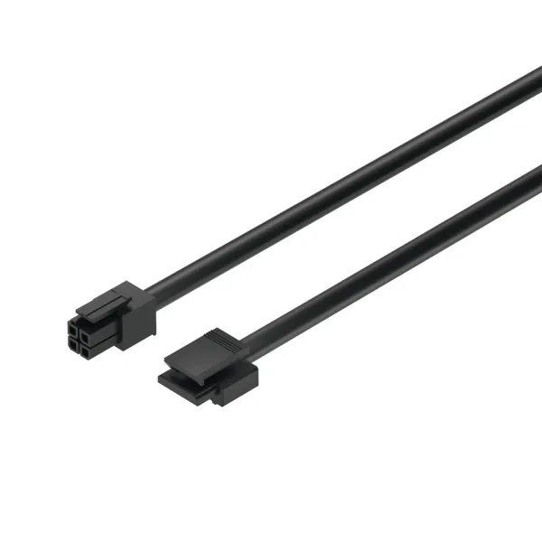 Laidas jungikliui prie konverterio L2000mm, juoda