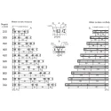 Ball bearing runners L250mm H45mm, full extension