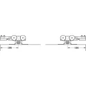 SDS Slido D-Line11 80P medinėms 1 durims