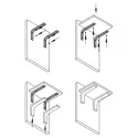 Shelf support L180mm cherry