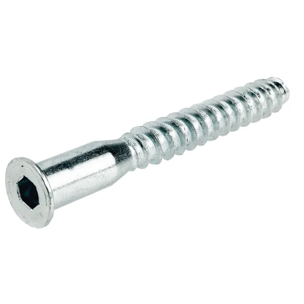 One-piece connector, confirmat, 5x50mm, SW3, for drill hole Ø4mm, steel, zinc plated