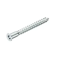 One-piece connector, confirmat, 5x50mm, SW3, countersunk head, drill hole Ø4mm, steel, zinc plated