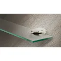 Shelf support with clamp, Design, for wood and glass