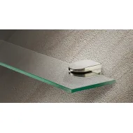 Shelf support with clamp, Design, for wood and glass