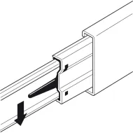 Ball bearing runners, Full extension, load bearing capacity up to 30kg, steel, side mounted