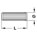 Wooden dowel 8x30mm, 1000 pcs
