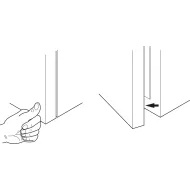 Push catch, for Duomatic Push, for screw fixing