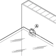 Catch, for glass doors