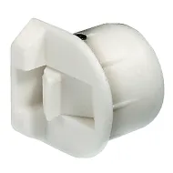 Fiksatorius stiklinėms durelėms 5-6,5mm, baltas