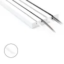 Šviesos filtras silikoninis FlipLens 3mm, COB LED juostai, 5m, balta