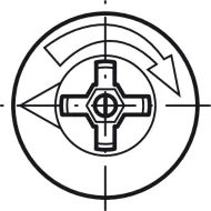 Ekscentrikas MINIFIX Ø15mm, H16,5mm, plokštės storis min. 23mm,