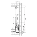 Side railing, Round, Häfele Matrix Box P