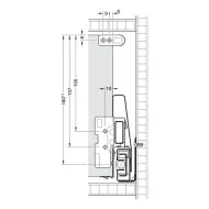 Side railing, Round, Häfele Matrix Box P