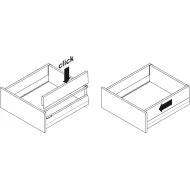 Paaukštinimai stalčiui Matrix Box P Plus metaliniai L300mm, pilka