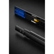 Ball bearing runners, L600mm, H45mm, full extension with soft close, black