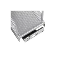 Pull-out No.15, for base unit, mounted on right, full extension with self-soft closing, 150mm, Style, chrome