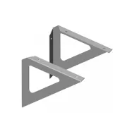 Laikiklis lentynai TRIANGLE 190x190mm, 25kg aliuminis