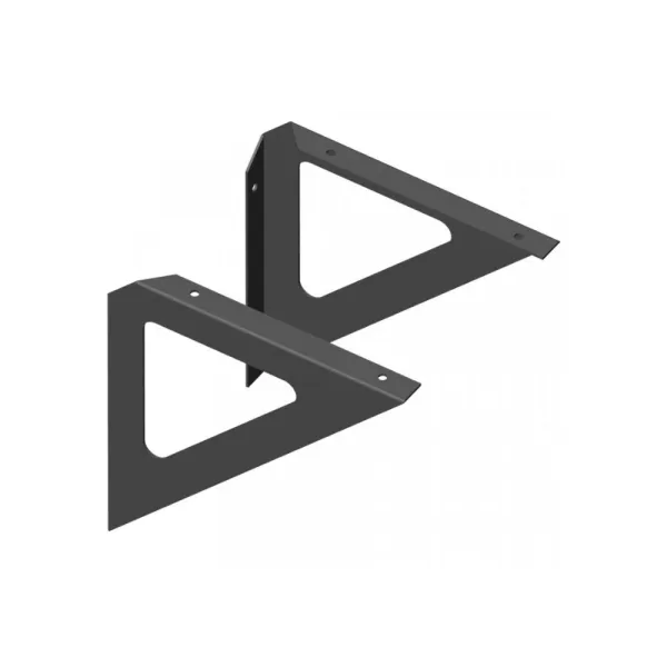 Shelf holder TRIANGLE 190x190mm 25kg black