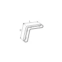 Shelf support L240mm beech