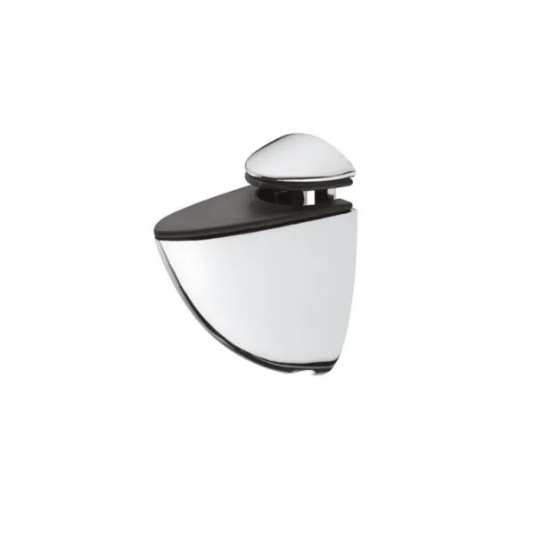 Shelf support with clamp, Design, for wood and glass